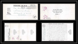 6891/ Lettre (cover Briefe) Tonkawa Japan Usa Allemagne Prisoner Of War Prisonniers 1943 Censuré Censor 10545 - Militaire Vrijstelling Van Portkosten
