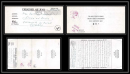 6891/ Lettre (cover Briefe) Tonkawa Japan Usa Allemagne Prisoner Of War Prisonniers 1943 Censuré Censor 10545 - Franchigia Militare