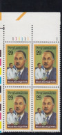 Sc#2746, Percy Lavon Julian Chemist, US Black Heritage Issue, 29-cent Plate Number Block Of 4 MNH Stamps - Numero Di Lastre