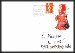 72691 Porte Timbres Claye Sully 1994 Marianne Du Bicentenaire Lettre Cover France - 1989-1996 Bicentenial Marianne