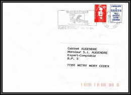 72716 Claye Soully 1994 Marianne Du Bicentenaire Lettre Cover France - 1989-1996 Maríanne Du Bicentenaire