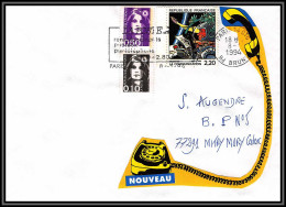 72718 Nouveau Téléphone Marianne Du Bicentenaire Lettre Illustrée Cover France - 1989-1996 Marianne (Zweihunderjahrfeier)