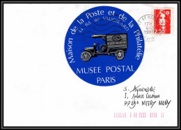 72737 Musée Postal De Paris 1991 Marianne Du Bicentenaire Lettre Cover France - 1989-1996 Marianne (Zweihunderjahrfeier)