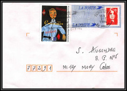 72739 Vignette Les Employés Marianne Du Bicentenaire Lettre Cover France - 1989-1996 Marianne Du Bicentenaire