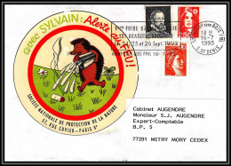 72762 Avec Sylvain Alerte Au Feu 1993 Marianne Du Bicentenaire Lettre Illustree Cover France - 1989-1996 Maríanne Du Bicentenaire