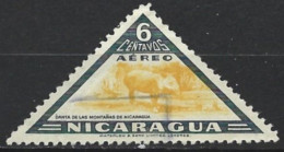 Nicaragua 1947. Scott #C284 (U) Fauna, Tapir - Nicaragua