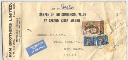 AirMail FREE Sample Echantillon Campione S.V. Carton Bag X Coffee Products Mombasa Kenya 31jul1971 X Italy - Kenya (1963-...)