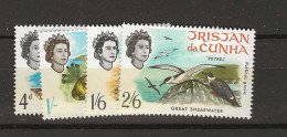 1968 MNH Tristan Da Cunha Mi 116-19 Postfris** - Tristan Da Cunha