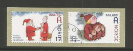 Norway 2012 Christmas Pair Y.T. 1749/1750 (0) - Usados