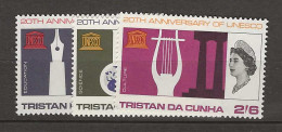 1966 MNH Tristan Da Cunha Mi 104-06 Postfris** - Tristan Da Cunha