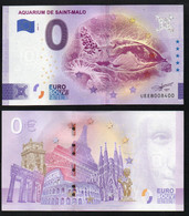 Billet Touristique 0 Euro Souvenir - 2022-3 - AQUARIUM DE SAINT-MALO - Essais Privés / Non-officiels