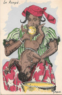 Illustration Africaine - Illustrateur P HUGUET - Le Pompé - Huguet