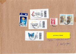 Hagenthal >> Maldegem B 2022 / Hibou Uil Owl Papillon Vlinder Butterfly - Covers & Documents