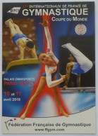 GYMNASTIQUE - Gymnaste / Barres Parallèles - Coupe Du Monde Bercy 2010 - Carte Publicitaire - Gymnastique