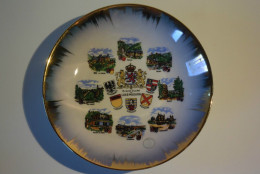 C38 Assiette Ou Plat Commémoratif Du GRAND DUCHE DU LUXEMBOURG - Art Populaire