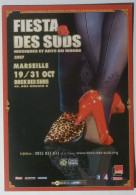 CHAUSSURE A TALON - Fiesta Des Suds / Musique Et Arts Du Monde - Carte Publicitaire - Mode