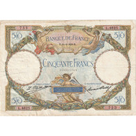 France, 50 Francs, Luc Olivier Merson, 1929, L.4625, TB+, Fayette:15.03, KM:77a - 50 F 1927-1934 ''Luc Olivier Merson''