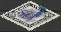 Nicaragua 1947. Scott #C277 (U) City Of Managua Centenary, Communications Building - Nicaragua