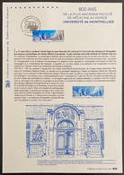 France - Document Philatélique - Premier Jour - YT Nº 5404 - Université De Montpellier - 2020 - 2010-2019