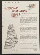France - Document Philatélique - Premier Jour - YT Nº 5405 - Frédéric Dard Dit San Antonio - 2020 - 2010-2019