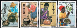 BOTSWANA / Oblitérés / Used / 1985 - Nourritures Traditionnelles - Botswana (1966-...)