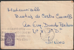Cover - Lisboa To Lisboa -|- Postmark - Lisboa. 1952 - Lettres & Documents
