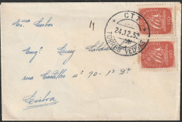 Cover - Torres Vedras To Lisboa -|- Postmark - Torres Vedras. 1952 - Lettres & Documents