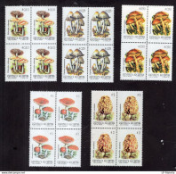 Argentina - 1992/1994 - Basic Serie - Mushrooms - Nuovi