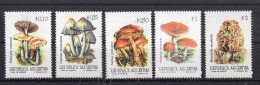 Argentina - 1992/1994 - Basic Serie - Mushrooms - Neufs