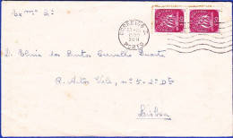 Cover - Porto To Lisboa -|- Postmark - Porto. 1950 - Cartas & Documentos