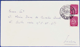 Cover - Colares To Lisboa -|- Postmark - Colares. 1951 - Brieven En Documenten