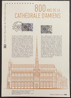 France - Document Philatélique - Premier Jour - YT Nº 5414 - 800 Ans De La Cathédrale D’Amiens - 2020 - 2010-2019