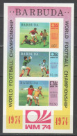 Barbuda 1974 - Calcio - Germania 1974 Bf N.d.         (g9532) - 1974 – Alemania Occidental