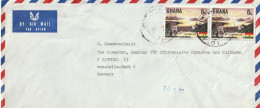 Ghana - Airmail Letter To Germany - Ca. 1975 (67352) - Ghana (1957-...)