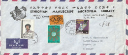 Äthiopien Ethiopia - Airmail Letter To Germany - Ethiopian Manuscript Microfilm Library - 1979 (67354) - Ethiopie