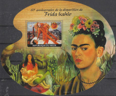 Niger 2014**, Maler Frida Kahlo, Sukkulente / Niger 2014, MNH, Painter Frida Kahlo, Succulent - Sukkulenten