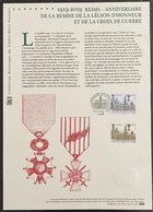 France - Document Philatélique - Premier Jour - YT Nº 5338 - Legion D’honneur - Croix De Guerre - 2019 - 2010-2019