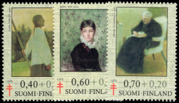 Finland 1975 Tuberculosis Relief Fund. Paintings By Female Artists Unmounted Mint. - Neufs