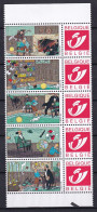 303 BELGIQUE Duo Stamp - TINTIN - Les 7 Boules De Cristal - Neuf **(MNH) Sans Charniere - Philabédés