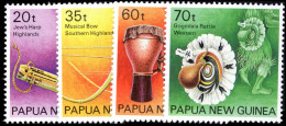 Papua New Guinea 1990 Musical Instruments Unmounted Mint. - Papouasie-Nouvelle-Guinée