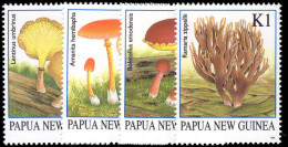 Papua New Guinea 1995 Fungi Imprint Set Unmounted Mint. - Papouasie-Nouvelle-Guinée