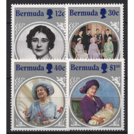 Bermuda-Inseln 1985 Geburtstag Von Königinmutter Elisabeth 458/61 Postfrisch - Bermuda