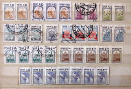 Russia 1995 Birds Cranes Flag Train Piano Electricity Oil Space Harvestrer - Used Stamps