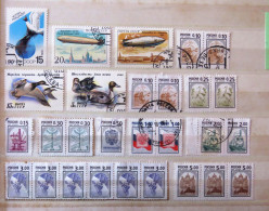 Russia 1990 - 1995 Birds Balloons Ducks Flag Train Oil Space Computer Baillerine - Used Stamps