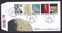 BELGIQUE Env 1er Jour FDC - Tintin Et La Lune - Obliteration 13-03-2004 - 2011-2014
