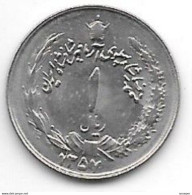 *iran 1 Rial SH1357/6  Km 1172  Xf+/ms60 Catalog Val 10$ - Irán