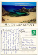 Spain 1993 Postcard Isla De Lanzarote - Playa De Papagayo; 45p. King Juan Carlos I Stamp; Arrecife Cancel - Lanzarote
