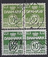 Denmark 1950  Wavy Lines (o) Mi.328 X+y - Gebruikt