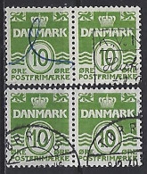 Denmark 1950  Wavy Lines (o) Mi.328 X+y - Used Stamps