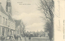 Hulst - Markt Met R.K. Kerk - Hulst